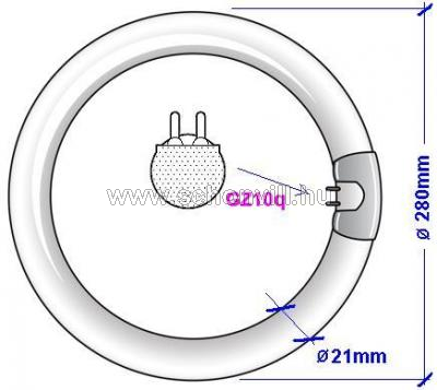 OPPLE T5-YH40 40W 4000°K GZ10q körfénycső 1.