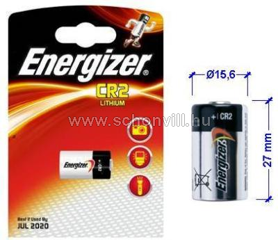 ENERGIZER EL CR2 AP lítium FOTÓ-elem 3V /db/bl. 1.