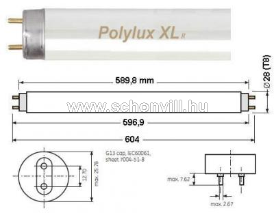 T8 Polylux háromsávos fénycső TU F18W T8 835 GE POLYLUX XL R SL 1/25 -HKD-val 1.