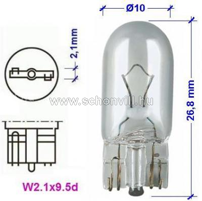 OSRAM 094728 2841 24V 3W W2,1x9,5d Miniwatt W3W 1.