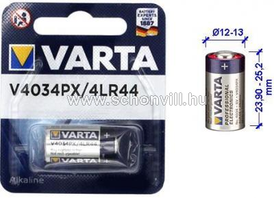 VARTA V4034 PX 4LR44 6V fotoelem 1.