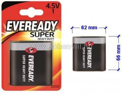 EVEREADY Super 2703 3R12 4,5V féltartós szén-cink elem 1db/bl. 1.