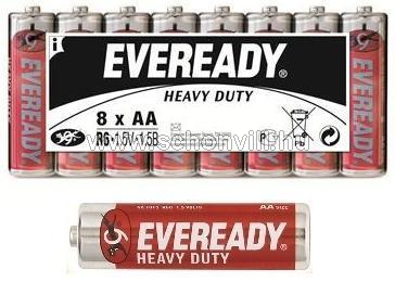 EVEREADY HEAVY DUTY R6 féltartós AA ceruza szén-cink elem 1,5V 8db/cs. 1.