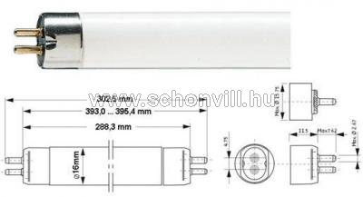 PHILIPS 928001008450 MASTER TL Mini Super 80 8W/840 FAM T5 (Ø16) G5 4000°K L=288,3mm mini fénycső 1.