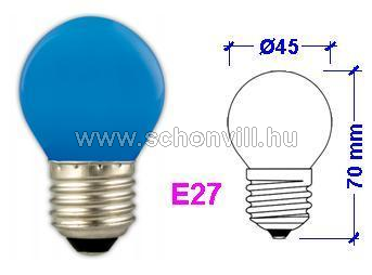 SPECTRUM 11797 LED izzó 1W 230V E27 kék (blue) 1.