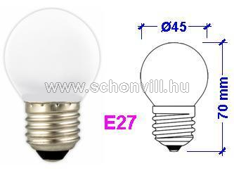 SPECTRUM 11794 LED izzó 1W 230V E27 fehér (white) 1.