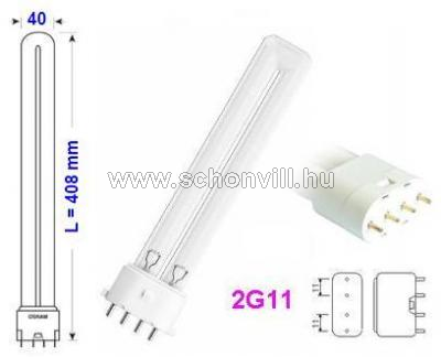 OSRAM 012462 HNS L 60 W 2G11 UV-C (germicid) 8000h kompakt fénycső 1.