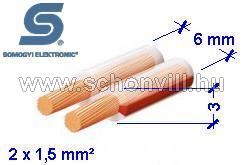 SOMOGYI KLS 1,5T 2x1,5mm transzparens hangszóró vezeték 1.