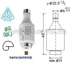 DT II (Dol II.) 4A gL/gG olvadó biztosító betét 500V 1.