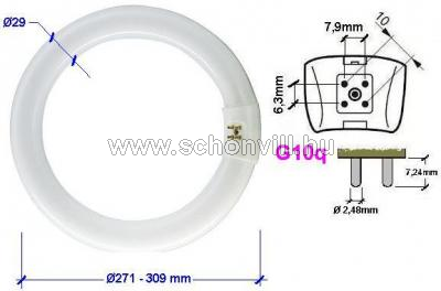 PHILIPS TL-E 32W/840 1CT/12 Körfénycső 4000°K G10q 2375lm 13000h MASTER TL-E Circular Super 80 1.