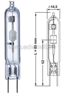 CMH kerámia fémhalogén lámpa CMH70/TC/UVC/U/930/G8.5 ULTRA 1.