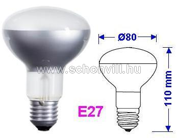 SPECTRUM 11740 75W E27 230V R80 spot reflektor fényforrás 1.