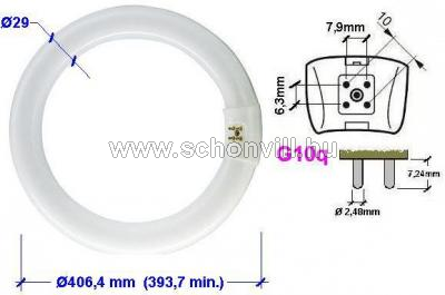 PHILIPS 928027483070 Körfénycső TL-E PRO 40W/830 WW 3000°K G10q T9 1.