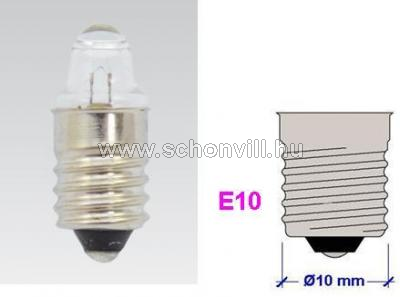 NBB 378015000 AD 2,2V 250mA E10 mini nagyítósvégű zsebizzó 1.