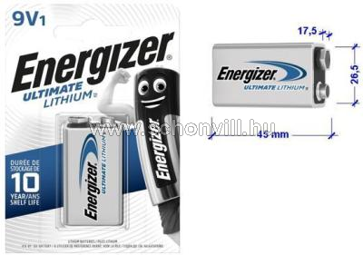 ENERGIZER Ultimate Lithium elem L522 10év 1db/bliszter 1.