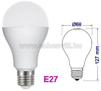 SPECTRUM 13891 SMD LED-es fényforrás, 230V 13W 1400lm E27 200° CW (hideg fehér) 17000h Ø68x127mm 1.