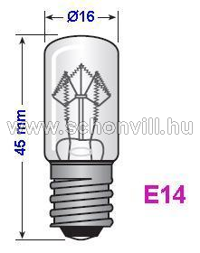 VEZALUX 141645683 220-260V 6-10W E14 Ø16x45mm 2000h 1.