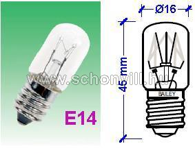 BAILEY E45260007 Törpelámpa 220-260V 5-7W E14 T16x45mm 1.