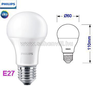 PHILIPS 929001234402 CorePro LEDbulb ND 11-75W A60 E27 827 2700K 1.