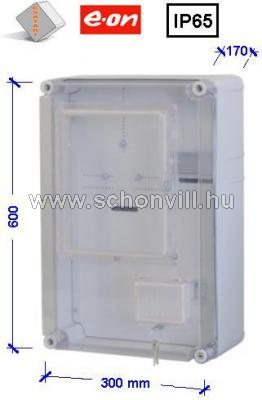 Csatári PVT EON 3045 VFm-AM éjszakai fogy. mérő 1F EM ablakkal, kulcsos zárral, alsó maszkkal 1.