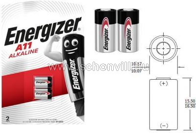 ENERGIZER A11/L1016 E11A alkáli elem 6V 38mAh 2db/bl. 1.