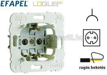 LOGUS 21130 Csavarmentes (rugós) dugalj betét 16A 1.